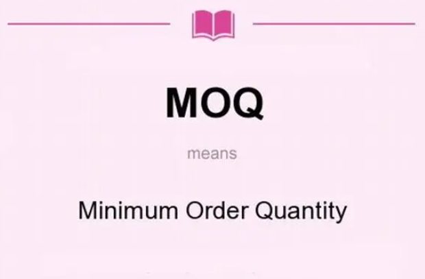 Products are allowed to be tried in small quantities - MOQ is 10